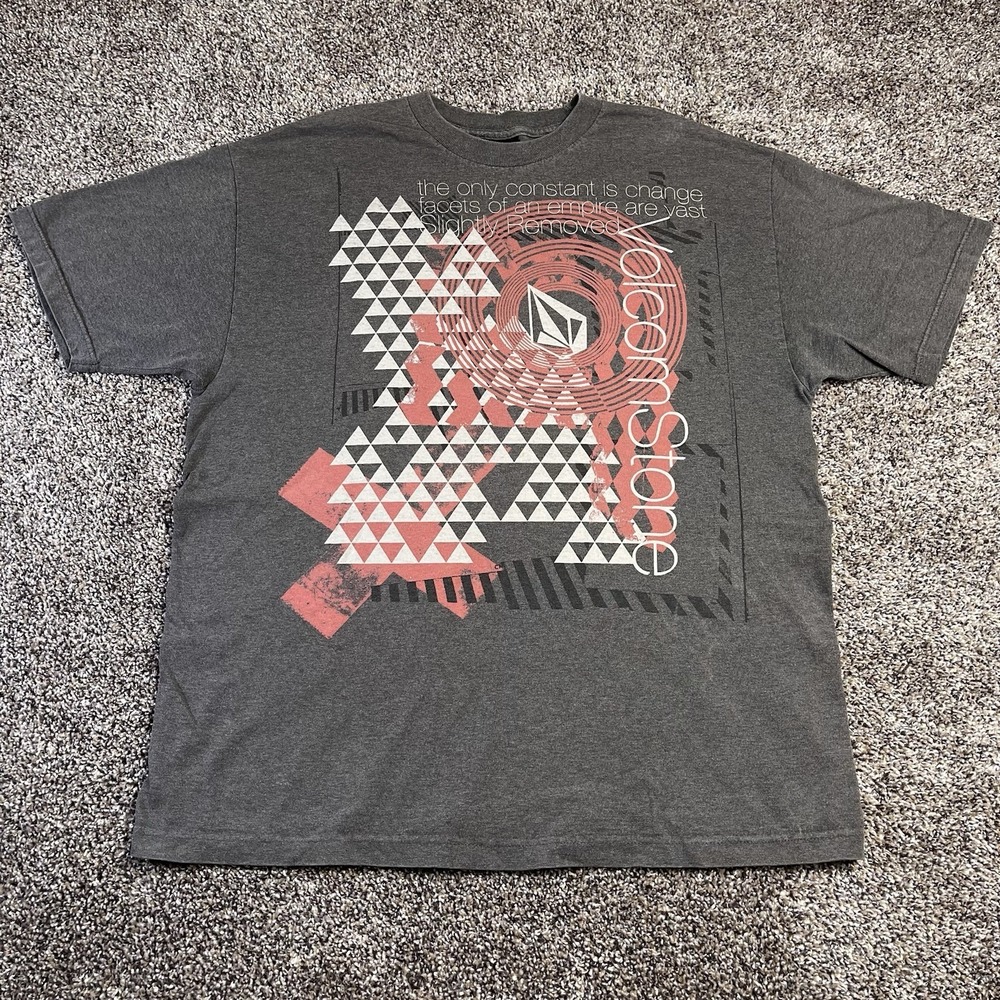 Vintage Y2K Volcom Stone Skater Mens Size XL Tee Shirt Skater Grunge Affliction